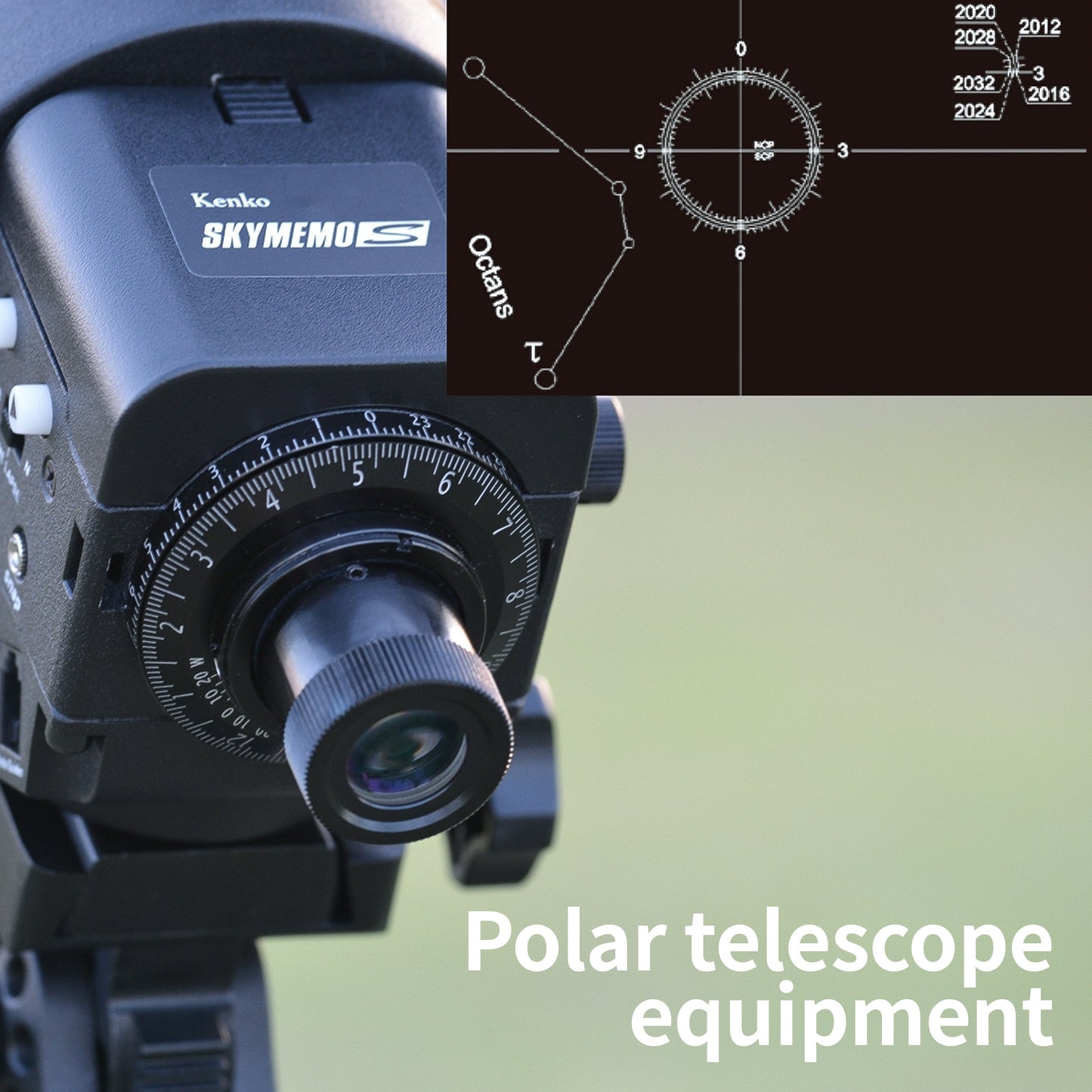 Kenko SKYMEMO S, portable equatorial mount