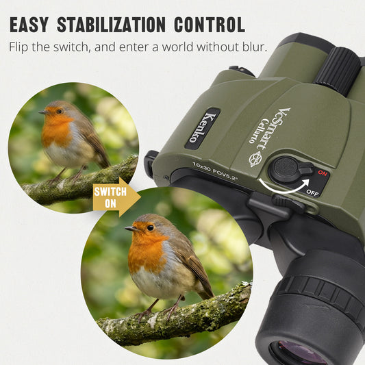 VcSMART 10x30 Cellarto WP Image Stabilized Binocular