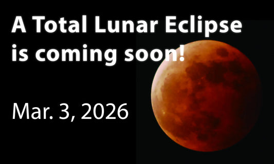 Let's observe the total lunar eclipse in March 2026