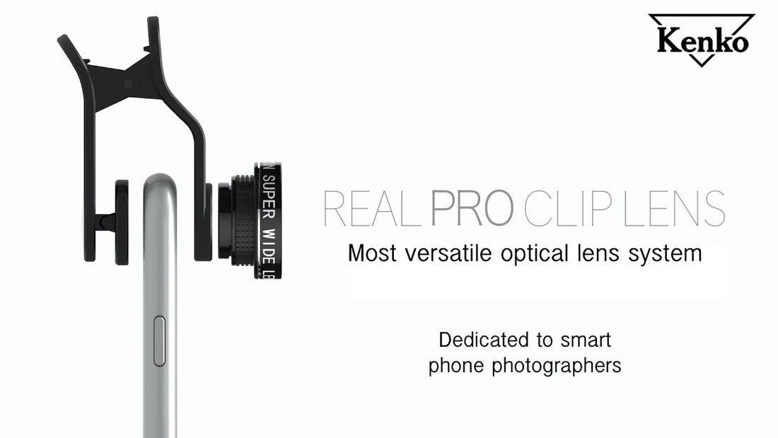 Kenko REAL PRO clip lens for smart phone photographers