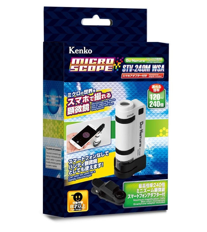 Kenko Pocket Microscope, STV-240WSA, With smartphone attachment
