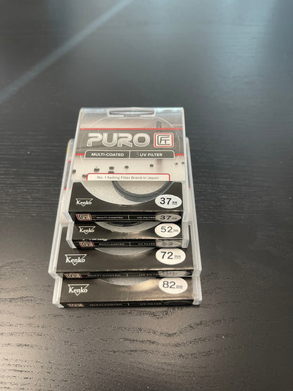 【clearance】Kenko Puro Circular 4 Filter Bundle (37mm-82mm UV) OPEN BOX
