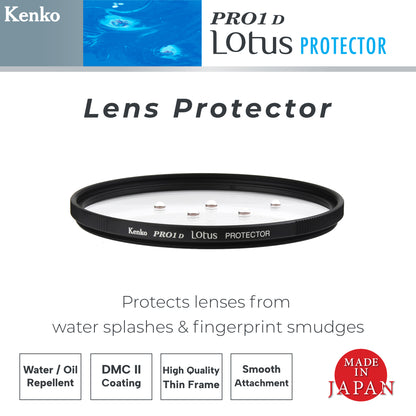 Kenko Lens Protector, PRO1D Lotus Protector, Water-proof, Low-Profile,
