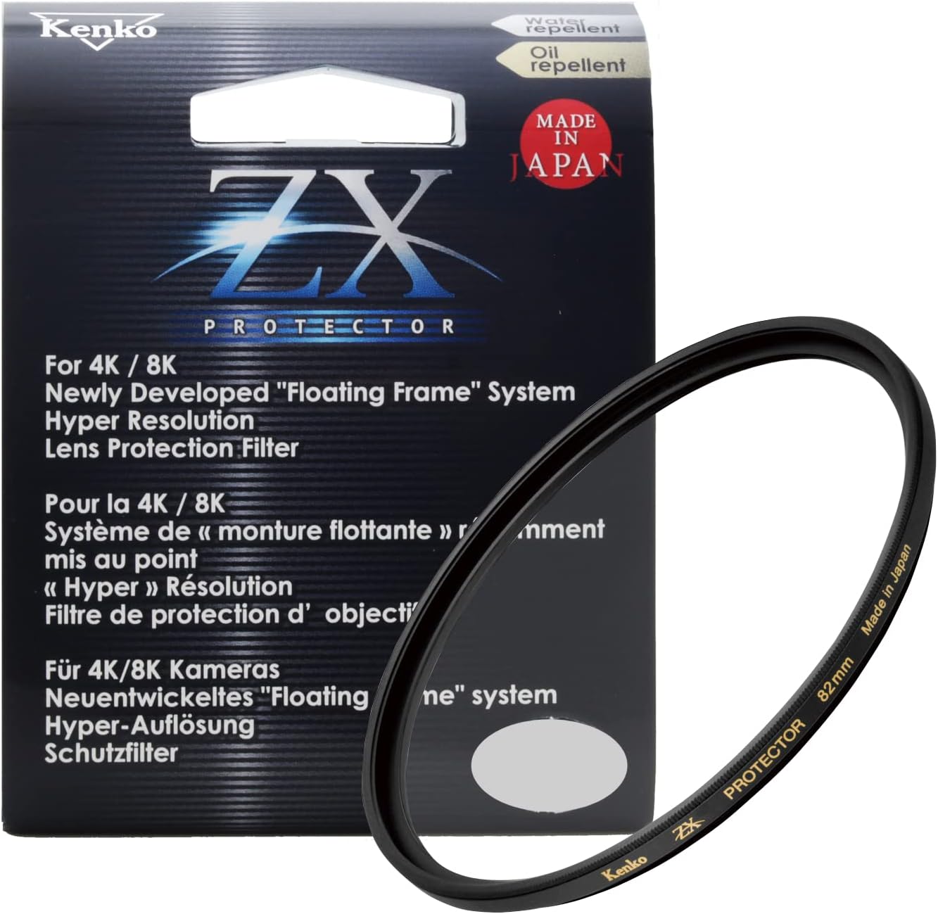 Kenko ZX PROTECTOR, Floating Frame System, Water and oil repellent coating