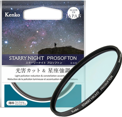 Kenko Starry Night Prosofton, Reduce light pollution& Soft Effect Lens Filter, For photographing stars and constellations
