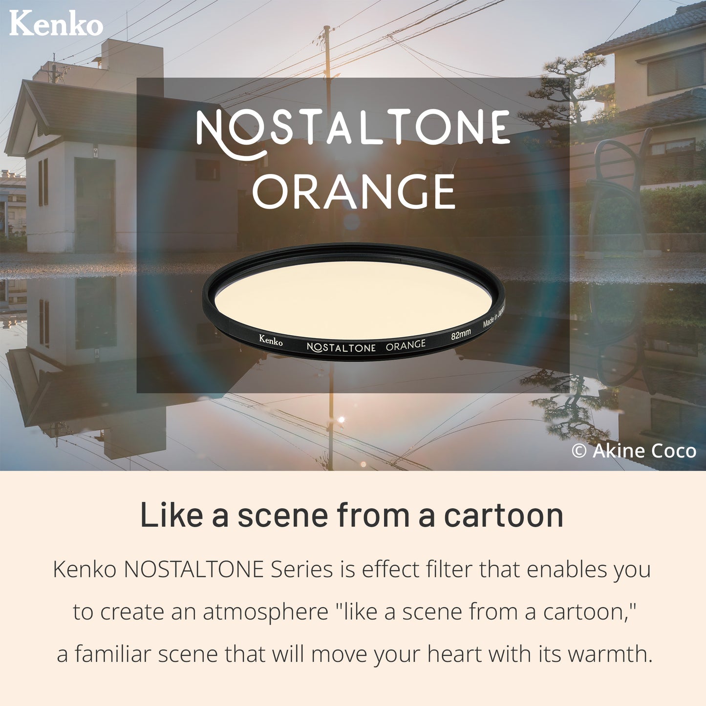 NOSTALTONE ORANGE Effect Filter