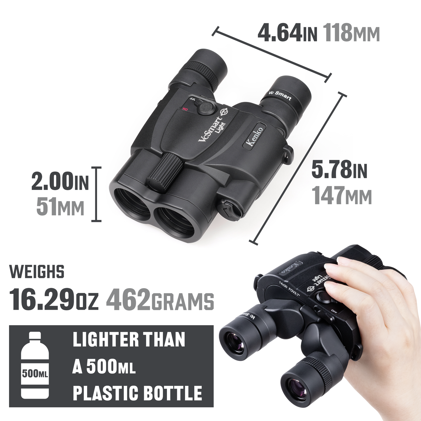 Vc Smart 14x30 Light Image stabilization binocular