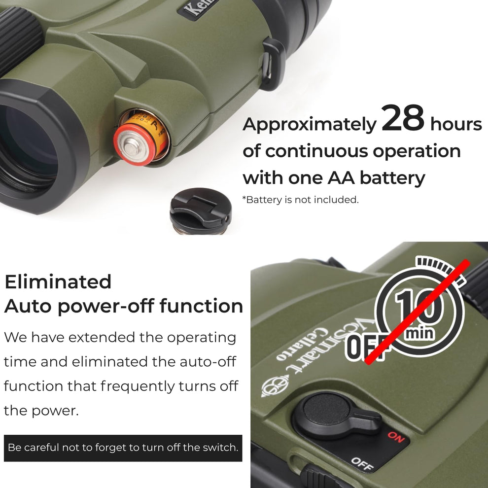 Kenko Jumelles à Stabilisation D'image Vc Smart 10x30 Cellarto WP